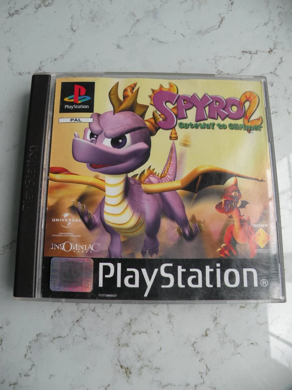 Jeu PS1 Spyro 2 Gateway to glimmer